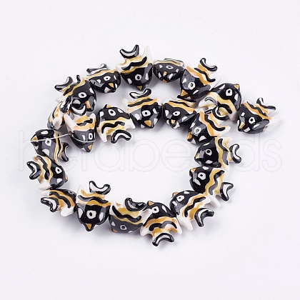 Handmade Porcelain Beads X1-PORC-G002-54-1