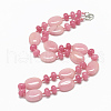 Natural Rhodochrosite Beaded Necklaces NJEW-S394-28-1