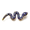 Snake Rhinestones Pins JEWB-M051-03G-1