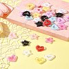 64Pcs 16 Styles Acrylic Beads SACR-FS0001-29-10