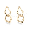 Brass Stud Earring Findings KK-G432-25G-1