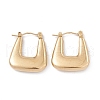 304 Stainless Steel Trapezoid Thick Hoop Earrings for Women EJEW-B018-07G-1