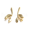 Brass Leaf Head Pins BAPE-PW0002-15C-01-1