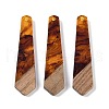 Resin & Wood Pendants WOOD-F015-05A-1