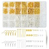 Gold and Silver Mixed Material Earring Findings Sets DIY-YW0009-60-1