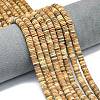 Natural Picture Jasper Beads Strands G-P575-B30-6x1mm-1