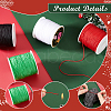 AHADERMAKER 4 Rolls 4 Colors Nylon Thread NWIR-GA0001-01-4