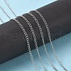 Tarnish Resistant 304 Stainless Steel Curb Chains CHS-F003-17P-C-6