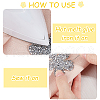 CRASPIRE 12Pcs 2 Colors Flower Hotfix Rhinestone DIY-CP0009-64-6