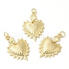 Eco-Friendly Rack Plating Brass Pendants KK-R143-17G-1