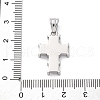 304 Stainless Steel Pendants STAS-L286-15P-3