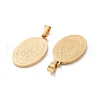 Ion Plating(IP) Fashionable 304 Stainless Steel Pendants STAS-J009A-02-3