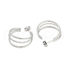Non-Tarnish 304 Stainless Steel Stud Earring EJEW-C103-05P-2