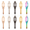 Biyun 10Pcs 5 Colors 304 Stainless Steel Pendants FIND-BY0001-02-20
