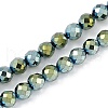 Electroplated Synthetic Non-magnetic Hematite Beads Strands G-H072-B01-01D-1
