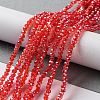 Electroplate Glass Beads Strands EGLA-R048-2mm-03-1