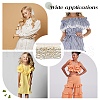 MAYJOYDIY US 5 Yards 2-Layer Polyester Pleated Ribbon OCOR-MA0001-13-7