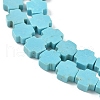Geark Cross Natural Magnesite Beads Strands G-N0131-04D-4
