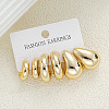 3Pairs Alloy Stud Earrings WG5D203-04-1