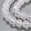 Natural Rainbow Moonstone Beads Strands G-H266-13-2