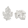 Brass Stud Earring Findings KK-Z099-04P-02-2