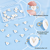 26Pcs 26 Styles Letter A~Z Shell Connector Charms PALLOY-PH01682-4