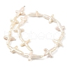 Natural Baroque Keshi Pearl Beads Strands PEAR-B004-06A-01A-4