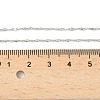 304 Stainless Steel Dapped Chain Necklaces NJEW-Z084-02P-03-5