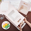 Folding Paper Gift Bags with Window ABAG-WH0045-20C-3