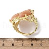 Natural Quartz Cuff Rings RJEW-M076-06G-4