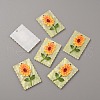 Embossed Printed Acrylic Pendants MACR-TAC0001-06B-1