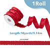 FIBLOOM 10 Yards Polyester Pleated Edged Ribbon for Clothing Decoration DIY-FI0001-13E-9