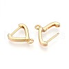 Brass Hoop Earring Finding KK-N261-56G-2