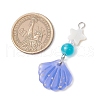 Resin Paillette Pendants PALLOY-JF03849-2