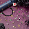   120Pcs 4 Colors Tibetan Style Alloy Pendants FIND-PH0022-99-5