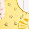 Beebeecraft 6Pcs Brass Locket Pendants KK-BBC0015-48-4