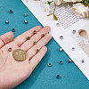 160Pcs 2 Styles 201 & 304 Stainless Steel European Beads FIND-HS0001-22-3