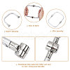 Aluminium Alloy Tube Purse Frames DIY-WH0569-58A-3