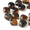 Natural Tiger Eye Beads Strands G-D316-A10-3