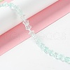 Transparent Glass Beads Strand X1-GLAA-F112-02E-2