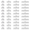 GOMAKERER 40Pcs 4 Styles 304 Stainless Steel Column Chandelier Component Links FIND-GO0003-59-1