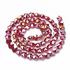 Electroplate Glass Beads EGLA-Q091-14mm-C13-2