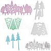 CRASPIRE Christmas Tree Frame Carbon Steel Cutting Dies Stencils DIY-CP0001-06-4