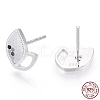 925 Sterling Silver Stud Earrings STER-T004-51S-4