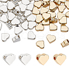   100Pcs 2 Colors Brass Beads KK-PH0010-86-1