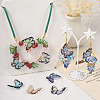  14Pcs 7 Colors Transparent Resin Pendants RESI-TA0001-94-7