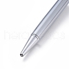 Big Diamond Empty Tube Black Ink Ballpoint Pens AJEW-K028-B08-2