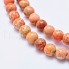 Natural Imperial Jasper Beads Strands G-A175B-8mm-07-4