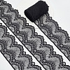 Nylon Embroidery Fan Ribbon OCOR-WH0078-181-5