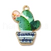 Alloy Enamel Pendants ENAM-Q507-09B-1